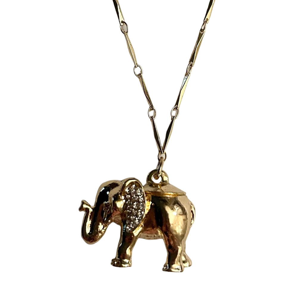 New York & Company Woman’s Necklace with Elephant Pendant NWT